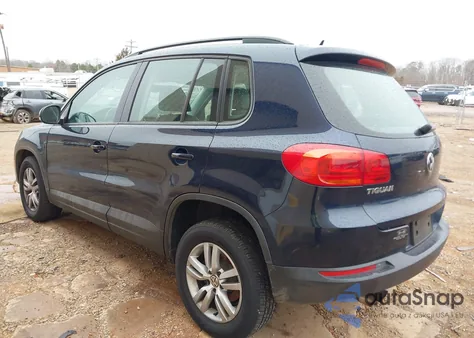 2016 Volkswagen Tiguan S z USA, uszkodzony, nr VIN WVGBV7AX9GW521025